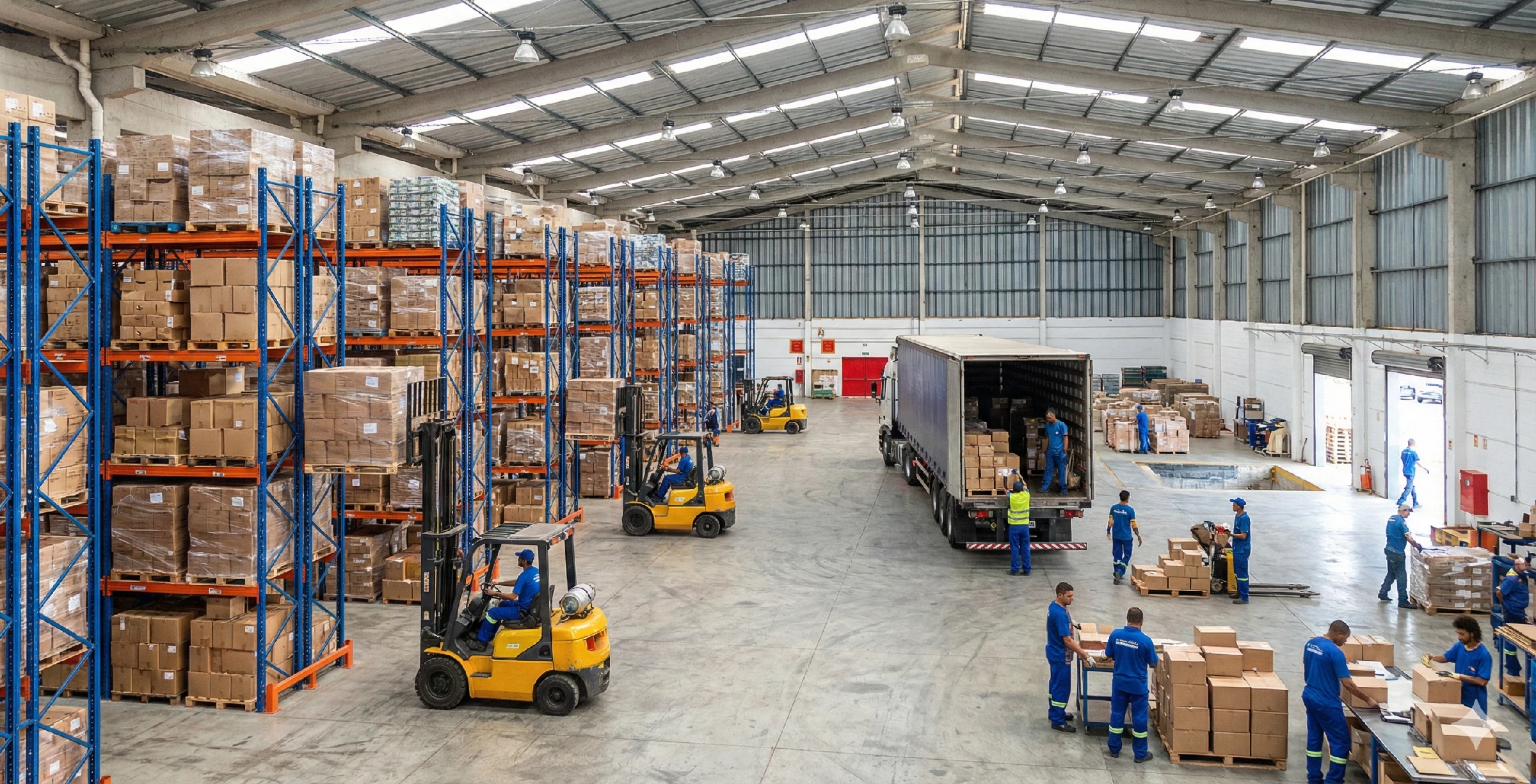 Centro de distribuição e galpão da Atlântica Transportes em Marabá